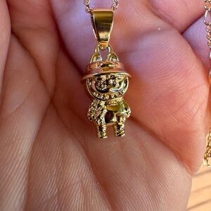 Labubu Gold Plated 18”necklace